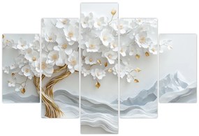 Kép – 3D elegáns életfa (150x105 cm)