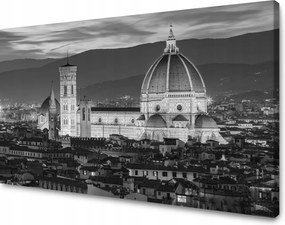 Firenze vászonkép fekete-fehér 60X40 cm