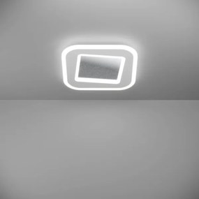 Eglo 901234 - LED Dimmelhető mennyezeti lámpa MACCHIONI LED/20W/230V fehér + + távirányító