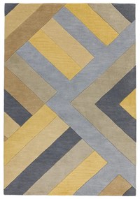Big Zig szürke-sárga szőnyeg, 160 x 230 cm - Asiatic Carpets