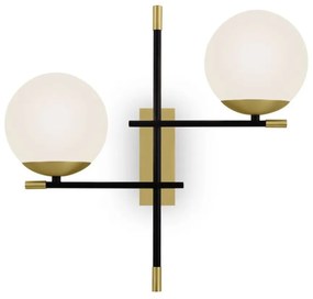 Maytoni MOD050WL-02G - Fali lámpa NOSTALGIA 2xE14/40W/230V