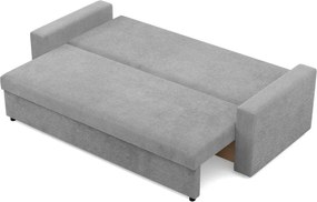 Zeus kanapéágy, kordbársony, hab töltet, egyenes kartámasz, szürke