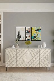 Ferro 150 - White, Travertine