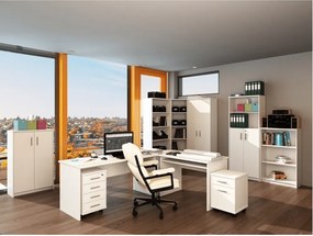 Irodai összeállítás, fehér, JOHAN 2 NEW