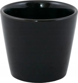 Virágtartó Sofia kerámia fekete fényes átm. 7cm