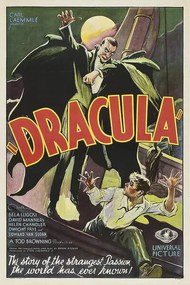 Anonymous - Festmény reprodukció Dracula, 1931, (26.7 x 40 cm)