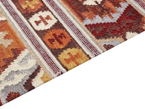 Színes kilim gyapjúszőnyeg 200 x 300 cm AYGAVAN Beliani