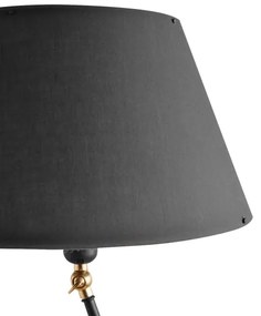 Állólámpa AYD 1xE27/40W/230V fekete