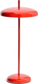 Piros LED dimmelhető asztali lámpa fém búrával (magasság 35 cm) Porte – Kave Home