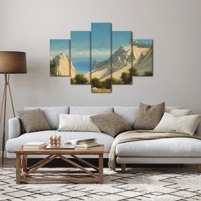 Kép - Georg Emil Libert, View of Sommerspiret, the Cliffs of Møn, reprodukciók (150x105 cm)