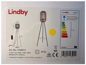 Lindby Lindby - Állólámpa MARLY 1xE27/40W/230V LW1315