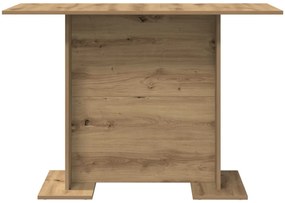 Étkezőasztal Kézműves Tölgy 110x60x75 cm Mérnöki Fa