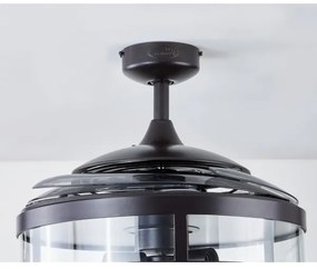 FANAWAY 212927 - LED mennyezeti ventilátor CLASSIC 3xE27/4W/230V fekete + DO