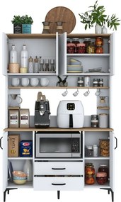 Jedy Walnut and White szekrény