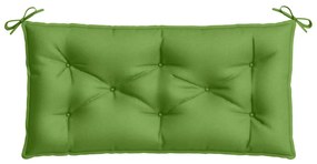 2 db melange zöld szövet kerti pad párna 100 x 50 x 7 cm