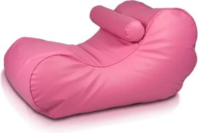 Babzsák nyugágy XL öko-bőr TiaHome - rózsaszín