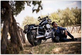 Poszterek 120x80 Motorkerékpár Klasszikus Motor