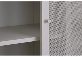 Szürke fém szekrény tolóajtóval 90x180x40 cm Veep – Unique Furniture