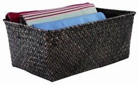 Tömörítő kötött kosár 30 x 20 x 13 cm, világosbarna