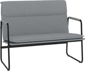 vidaXL világosszürke szövet pad 100 x 64 x 80 cm