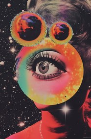 Poszter 53x81cm Szem az űrben