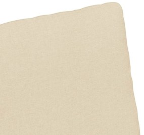 Étkező Székek 2 pcs Krém 57 x 67 x 98 cm szövet