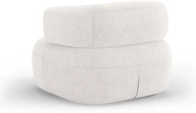 Fehér buklé fotel Jenny – Micadoni Home