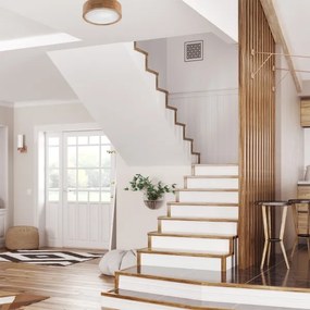 OAK mennyezeti lámpa 1xE27/60W/230V tölgy, ? 27,5 cm