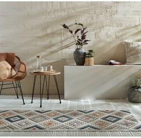 Krémszínű kültéri futószőnyeg 80x230 cm Zion Natural – Flair Rugs