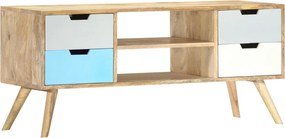 vidaXL tömör mangófa TV-szekrény 110 x 35 x 48 cm