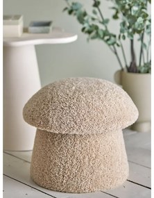 Bézs buklé puff Bocca – Bloomingville