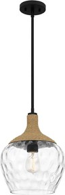 Quoizel Royer QZ-ROYER-1P-MBK Függőlámpa 1x60W/E27 IP20