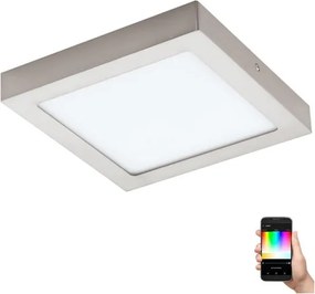 Eglo 33319 - LED RGBW dimmelhető mennyezeti lámpa FUEVA-C LED/15,6W/230V 22,5x22,5 cm