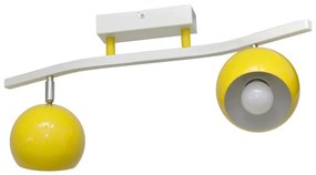 Spotlámpa MORRIS 2xE27/15W/230V sárga