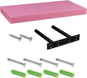 Fali polc STILISTA® Volato 110 cm - rózsaszín
