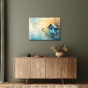 Kép - Madárház, akvarell (70x50 cm)