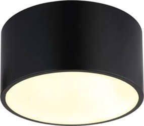 Globo 56964S Mennyezeti lámpa, fém fehér matt, műanyag fekete matt, műanyag fehér, ø: 150mm, M: 75mm, tartozék: LED 12W 230V, 1200lm forrás, 900lm kimenet, 3000K