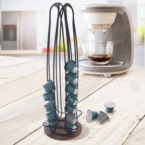 Fekete kávékapszula tartó Radka – Orion