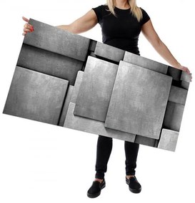 Wallplex falburkoló konyhapanel Cement lapok (Méret: Közepes 60x180)
