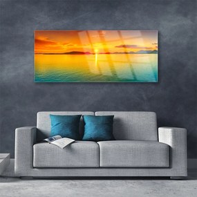 Akrilkép Sea Sun Landscape 125x50 cm