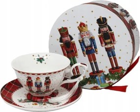 Karácsonyi Bögre Alátéttel 180 ml Karácsonyi Ünnepi Készlet