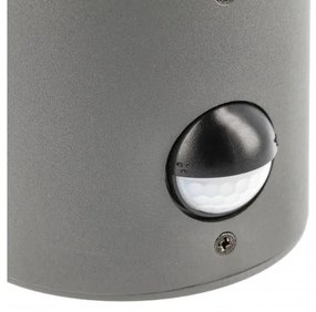 Lámpa Kerti lámpatest CORTA-AU PIR, E27, MAX.25W, IP44, AC220-240V, 50-60Hz, gyertya, felső, grafit