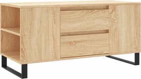 vidaXL sonoma tölgy színű szerelt fa dohányzóasztal 102 x 44,5 x 50 cm