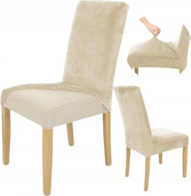 Székhuzat Velúr Rugalmas Bézs Kasmír