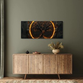 Kép – Életfa lávában II. (120x50 cm)