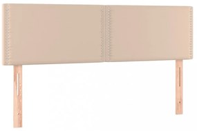 2 db cappuccino színű műbőr fejtámla 72 x 5 x 78/88 cm