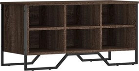 vidaXL barna tölgy színű szerelt fa cipőszekrény 90 x 38 x 45,5 cm