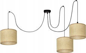 Függőlámpa Spider Csillár Etno Boho Juta Rustikális Led Lámpa