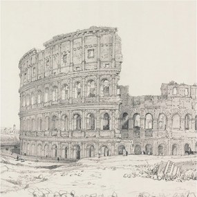 Design fotótapéta Flizelin falra Régi romok 250x250 Ragasztó