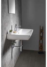 Bruckner - NEON beépíthető mosdó 60x41,5 cm kerámia/fehér